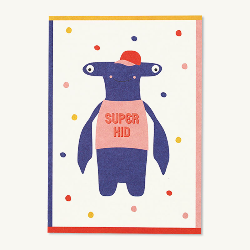 ava & yves - Postkarte Hammerhai - Superkid