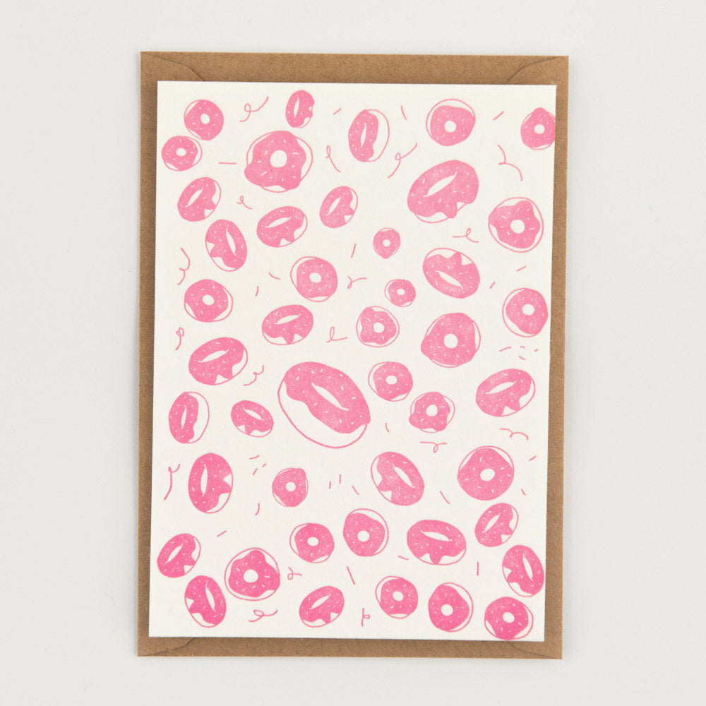 Studio Flash ‘DONUTS’ - Letterpresskarte mit Umschlag