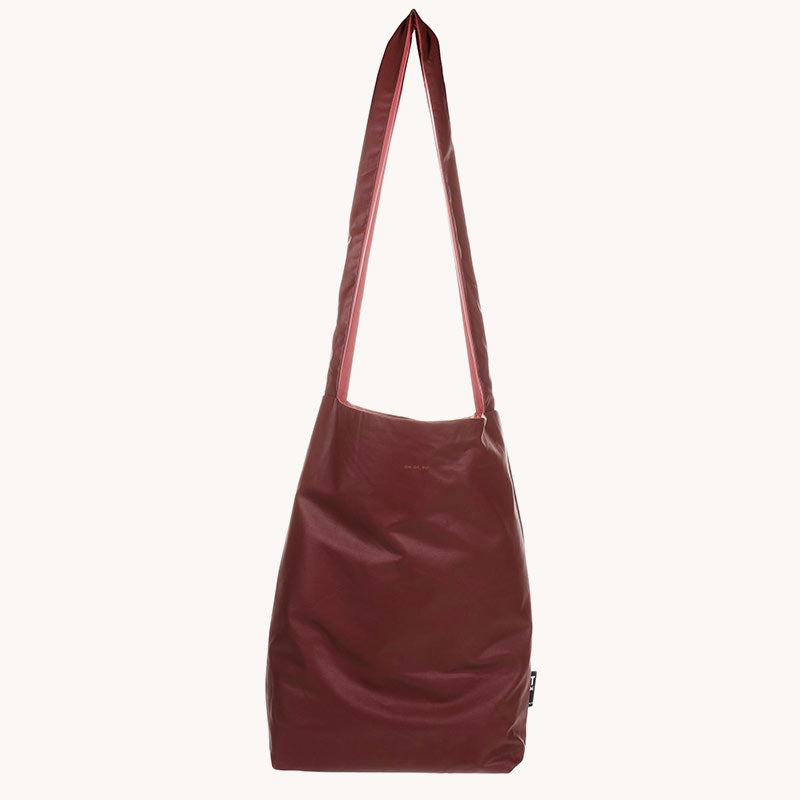 Feel Good Bag - Umhängetasche + Clutch - sable / burgundy