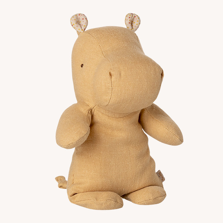 SAFARI FRIENDS, SMALL HIPPO - Cremegelb