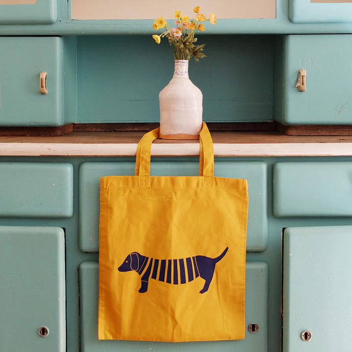 wonder of today - Stofftasche mit Siebdruck - Dackel
