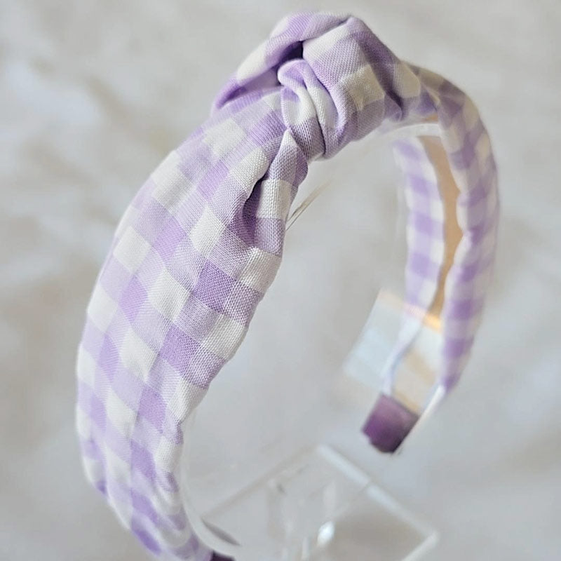 Haarreif mit Knoten - Vichykaro