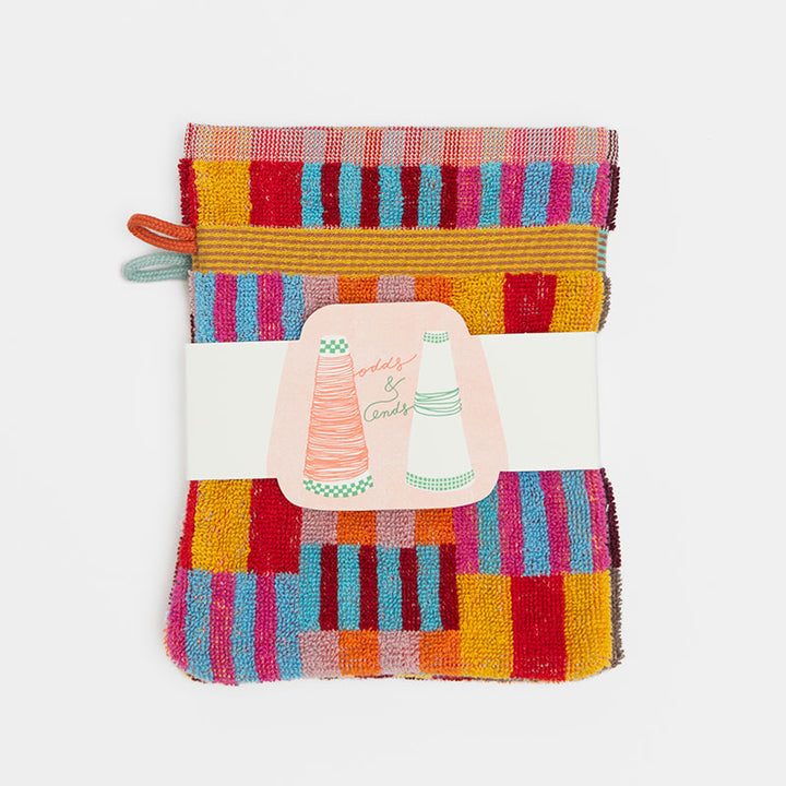 Odds & Ends - 2er Set Waschlappen 21 x 15 cm - Tulip Quilt Wash Cloth Duo #47
