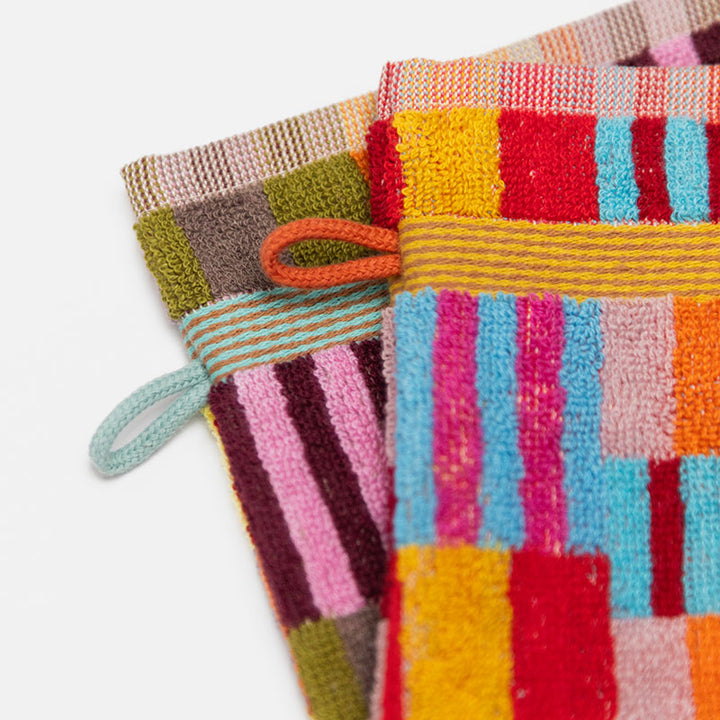 Odds & Ends - 2er Set Waschlappen 21 x 15 cm - Tulip Quilt Wash Cloth Duo #47