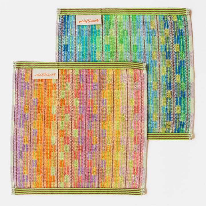 Odds & Ends - 2er Set Multifunktionstuch 30 x 30 cm - Basket Edition #31
