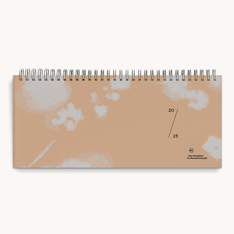 Tinne+Mia - Tischkalender / Wochenplaner 2025 - Stone Rose