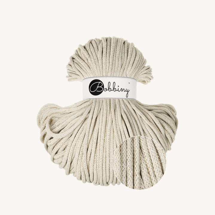 Limitierte Shiny Collection - Bobbiny Flechtkordel Premium 5mm - 100 Meter