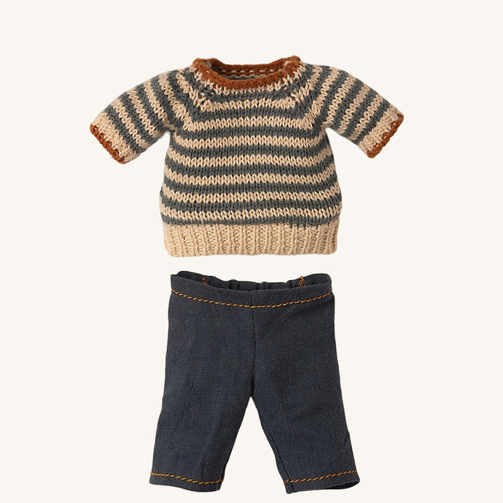 Maileg Strickpullover und Hose -  Größe: Teddy Papa