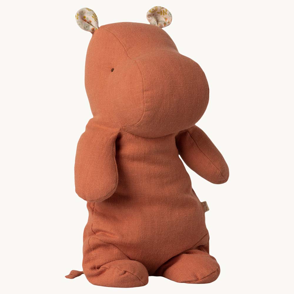SAFARI FRIENDS, MEDIUM HIPPO - Dusty Coral