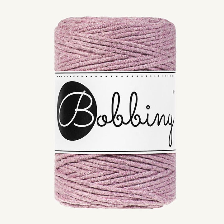 Bobbiny Makrameekordel - Baby 1.5mm - 100 Meter - Farbe Dusty Pink