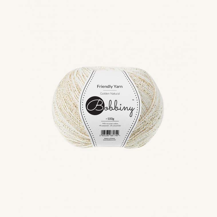 Bobbiny FRIENDLY YARN - 100% recycelte Baumwolle