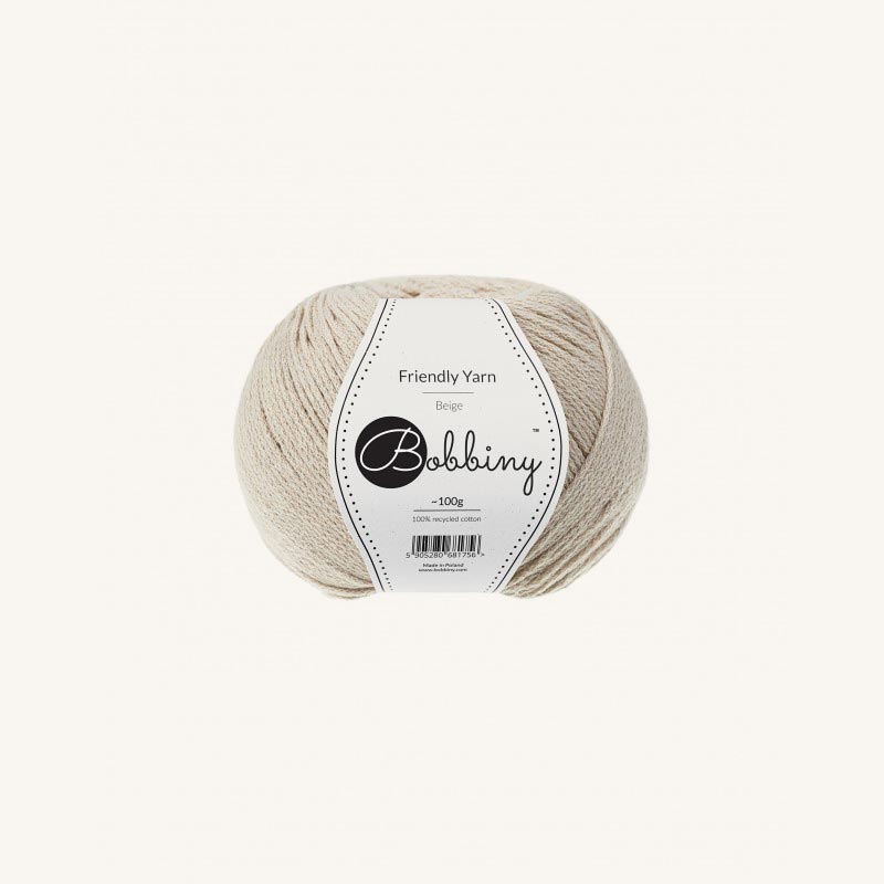 Bobbiny FRIENDLY YARN - 100% recycelte Baumwolle