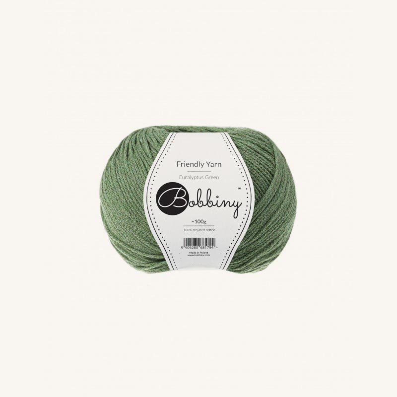 Bobbiny FRIENDLY YARN - 100% recycelte Baumwolle