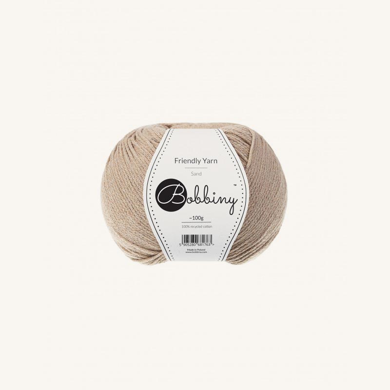 Bobbiny FRIENDLY YARN - 100% recycelte Baumwolle