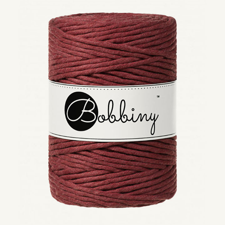 Bobbiny Makrameekordel - XXL 5mm - 100 Meter - Farbe Wild Rose